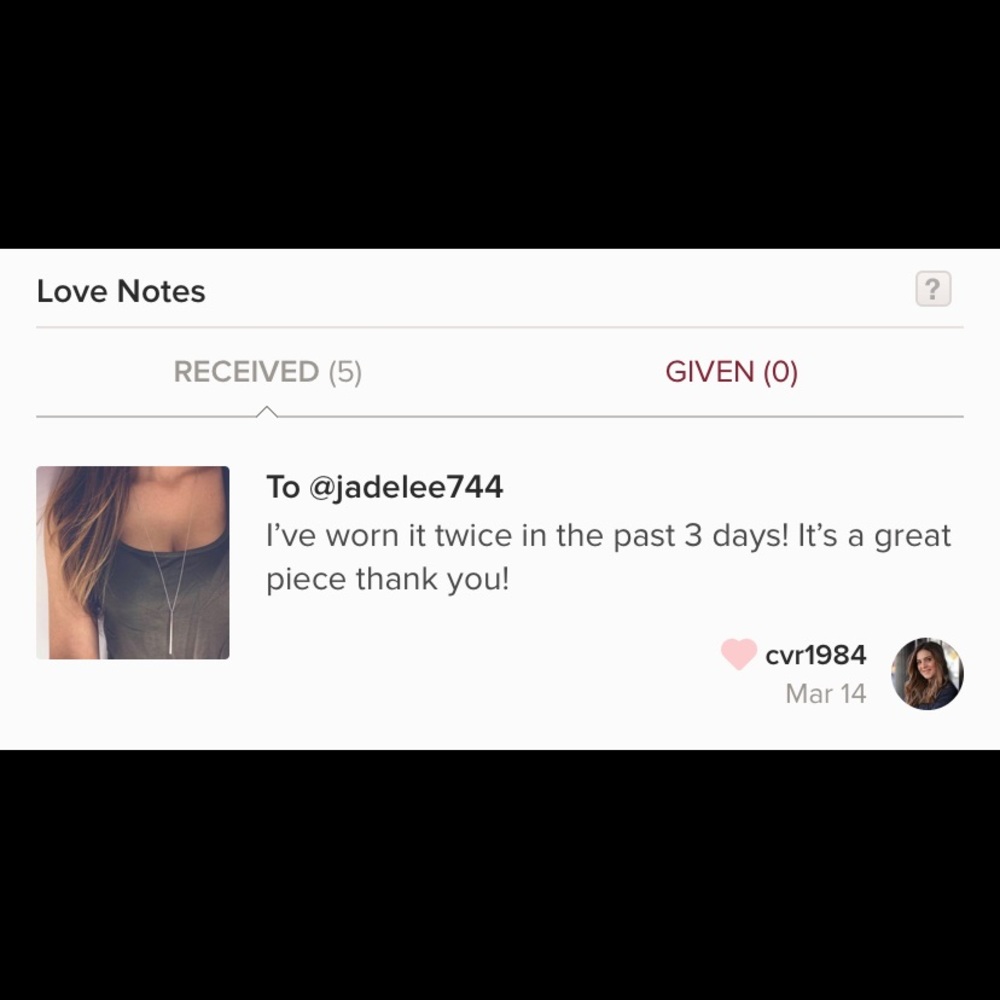 🍍5 for $30 🍍 Long chain lariet bar necklace - Picture 6 of 6